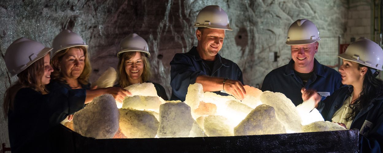 Lore - Ankunft unter Tage Lore - Ankunft unter Tage